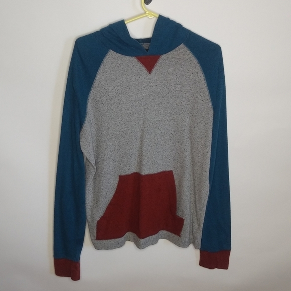 BDG hooded long sleeve pullover sweater with pocket Sz Large - Picture 2 of 5
